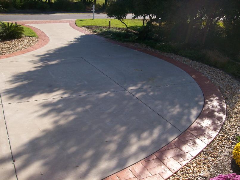 concrete broom finish interior