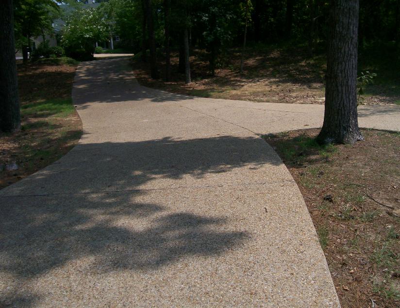 exposed aggregate concrete